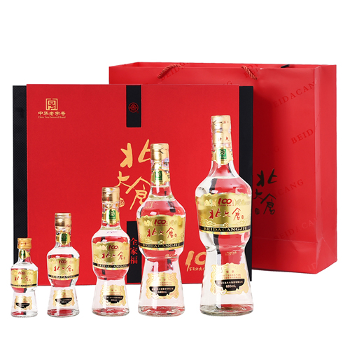 北大仓部优全家福50度酱香型共计1470ML礼盒装送好礼